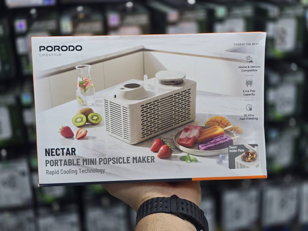 دستگاه بستنی یخی ساز قابل حمل ارسال فوری با پیک برای تهران و ارسال سریع به سراسر ایران مدل PDLFST03 Porodo Lifestyle Nectar Portable Mini Popsicle Maker