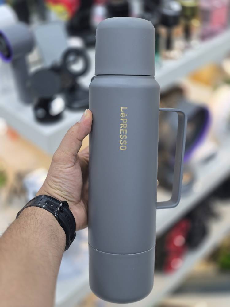 فلاسک مسافرتی با طراحی مدرن برند LePresso مدل LPCFFVF0028 ارسال فوری با پیک برای تهران و ارسال سریع به سراسر ایران