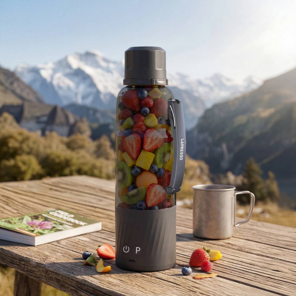 مخلوط‌کن قابل حمل (Portable Blender) از برند LePresso مدل Juvelix 370W ارسال فوری با پیک‌برای تهران و ارسال سریع به سراسر ایران